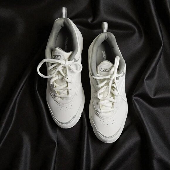 Reebok Shoes Mens Size 7.5 Walkway DMX Foam Walking Shoe White Carbon Sneakers - Picture 6 of 8